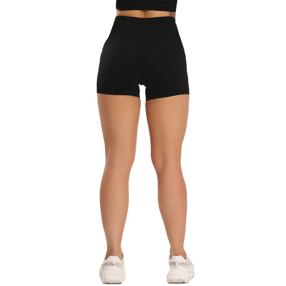 Women's High Waist Energy Seamless Run/Yoga/Fitness Shorts