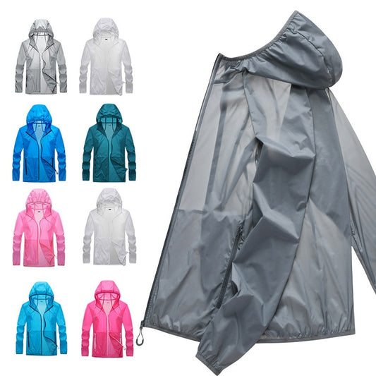 Windbreaker/Rain Jacket for Cycling, Running, Camping