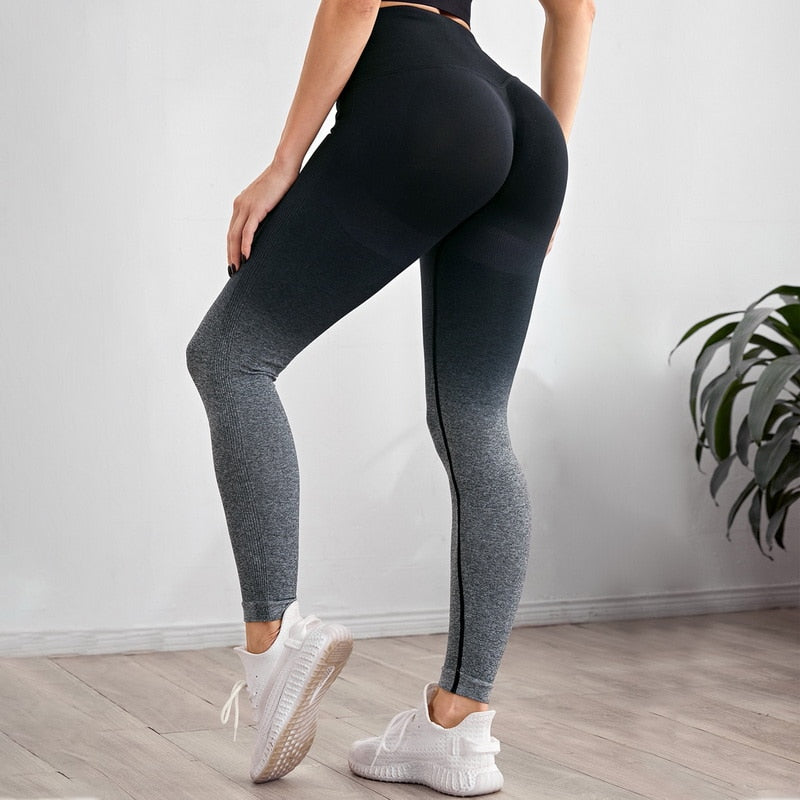 Gradient Color Energy! Leggings for Women