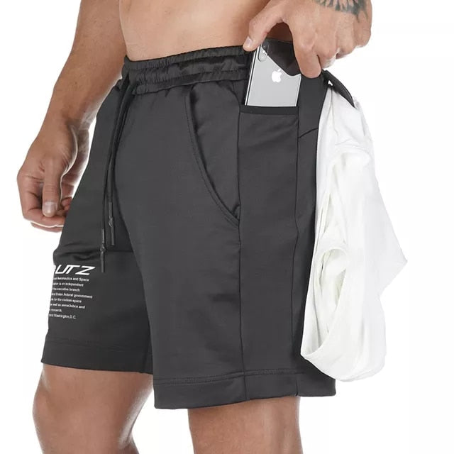 Men's Running Shorts With Phone and Key Pockets