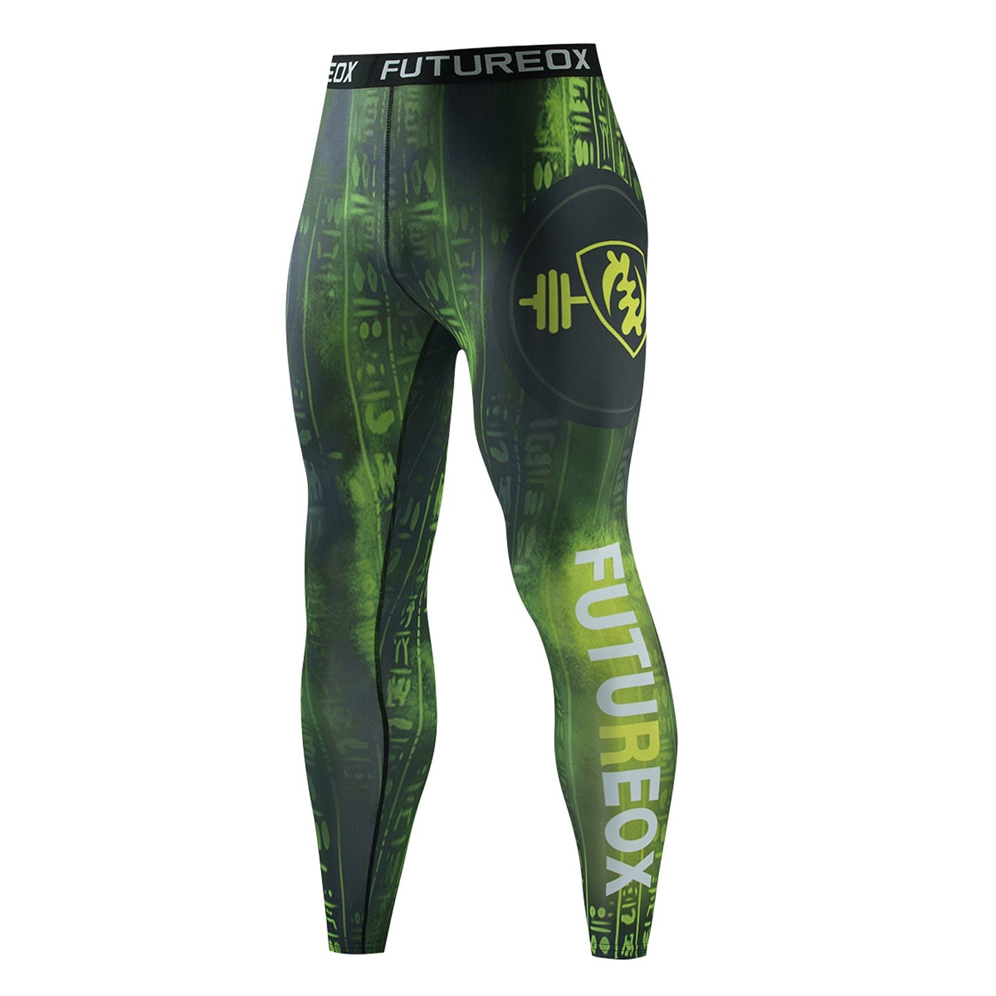 Mens Vivid Compression Sport Leggings