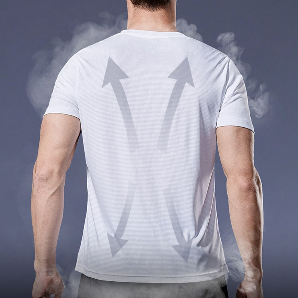 Men's Summer Fitness/Running Half-sleeved Shirt