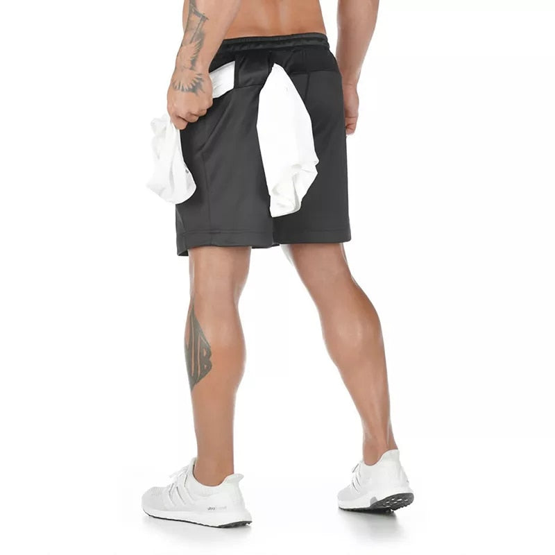 Men's Running Shorts With Phone and Key Pockets