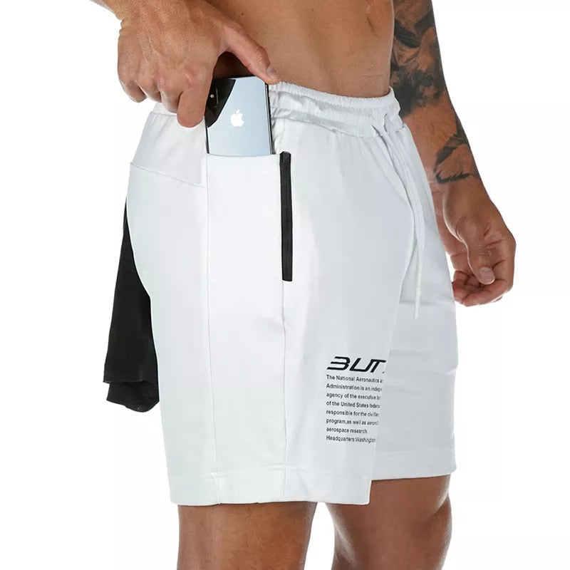 Men's Running Shorts With Phone and Key Pockets