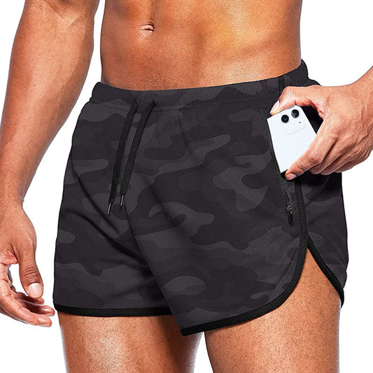 Men's Summer Running Shorts  with Phone/Key Pocket