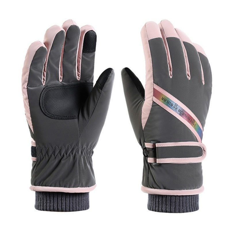 Reflective Touchscreen Hiking Skiing Camping CyclingWinter Warm Gloves