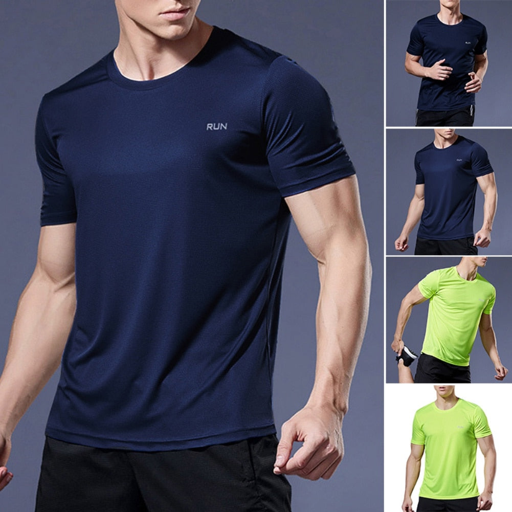 Men's Running Sport Shirt Quick-drying Fitness Shirt