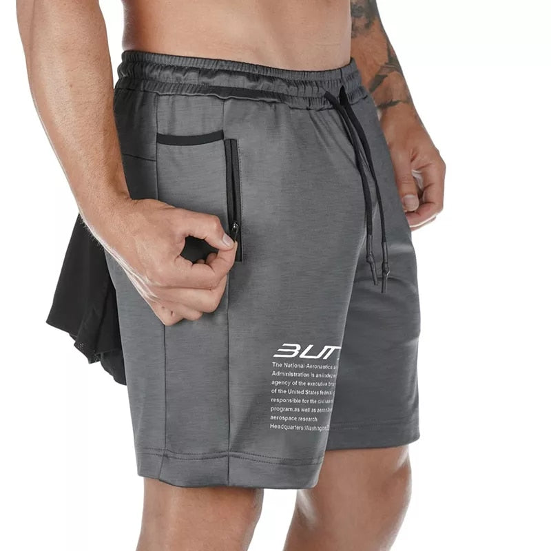 Men's Running Shorts With Phone and Key Pockets