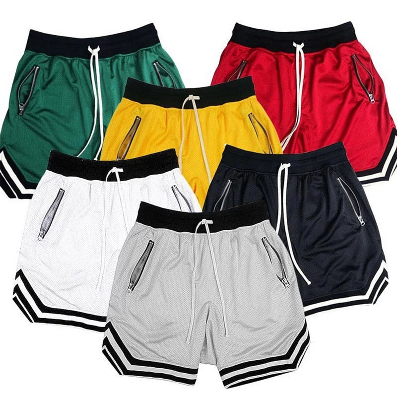 Men's Summer Running Shorts - Solid Colors