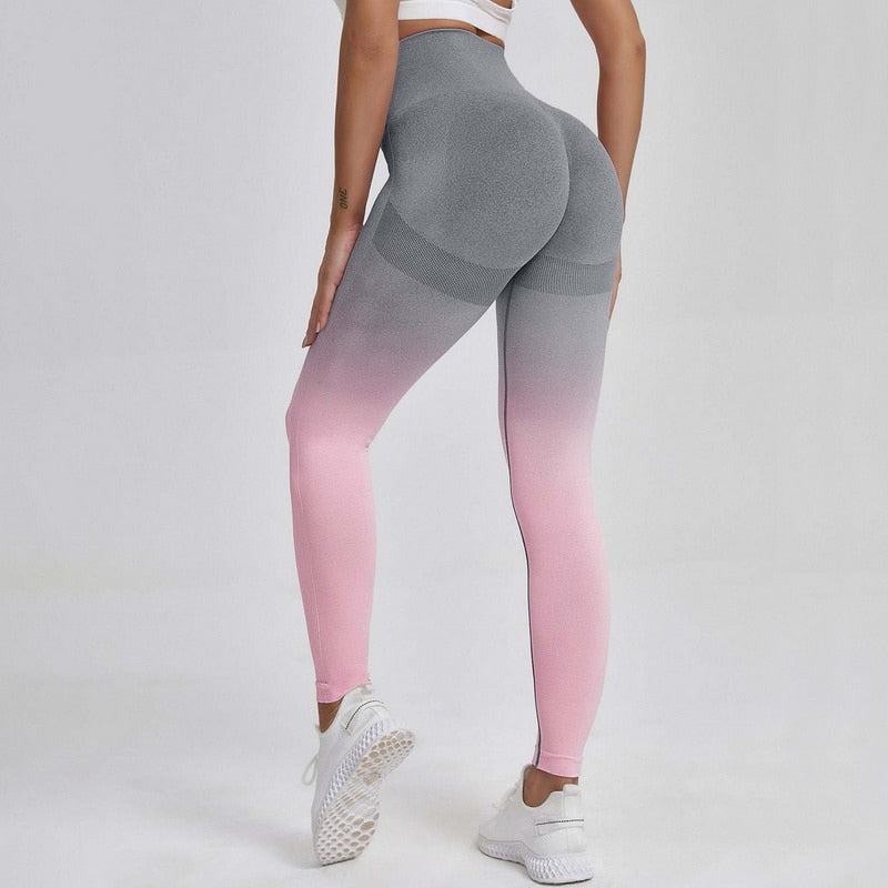 Gradient Color Energy! Leggings for Women