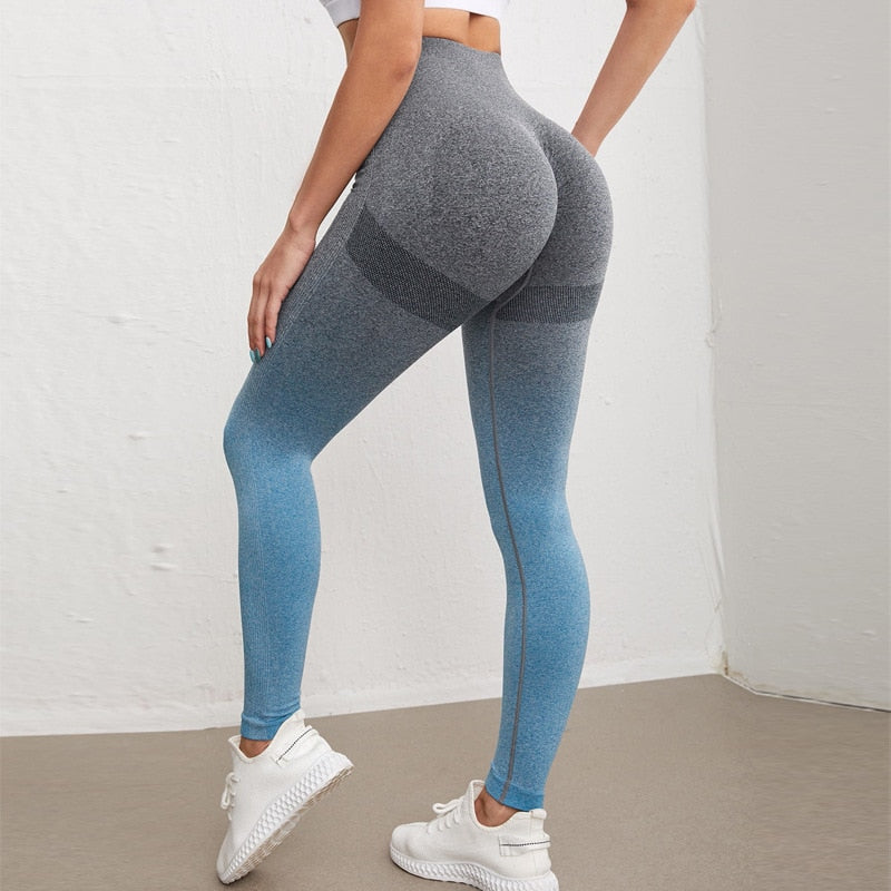 Gradient Color Energy! Leggings for Women