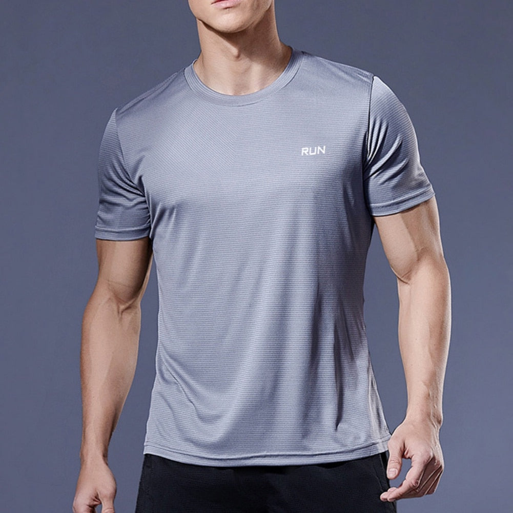 Men's Summer Fitness/Running Half-sleeved Shirt