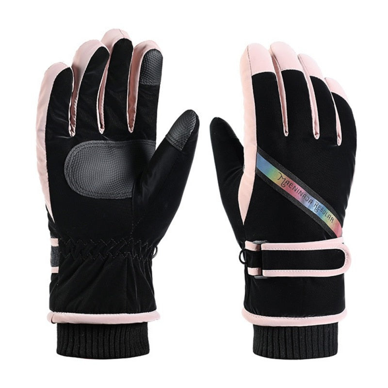 Reflective Touchscreen Hiking Skiing Camping CyclingWinter Warm Gloves