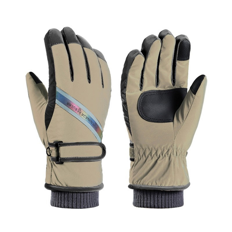 Reflective Touchscreen Hiking Skiing Camping CyclingWinter Warm Gloves