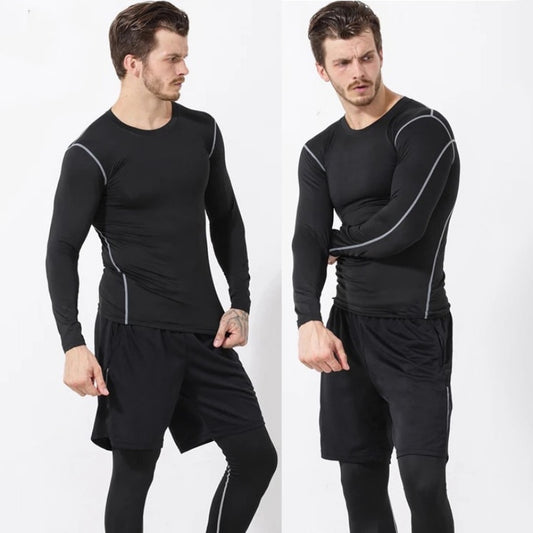 Men's Sport Compression Shirt for Running, Bodybuilding, Gym and Fitness